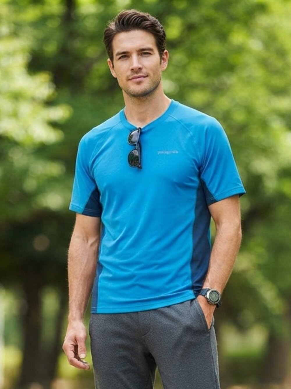 Patagonia Men's Lightweight Hiking Outdoor Technical Athletic Shirt